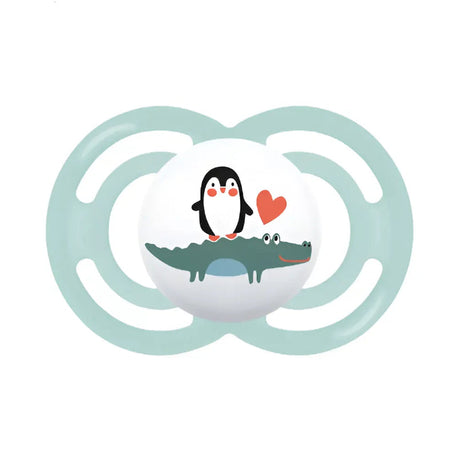 Mam Perfect silicone orthodontic pacifier 6+ mois- Pingouin