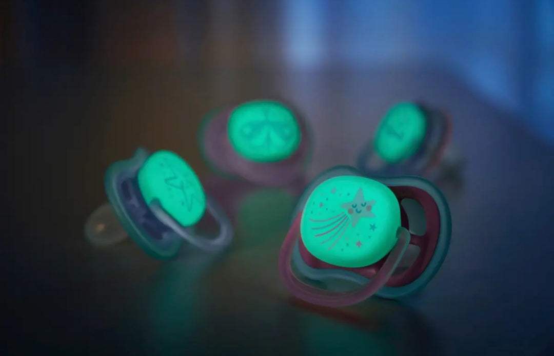 Philips avent sucettes ultra air nighttimme 6_18mois fille - Philips Avent - pour bébé Maroc -www.babyboss.ma