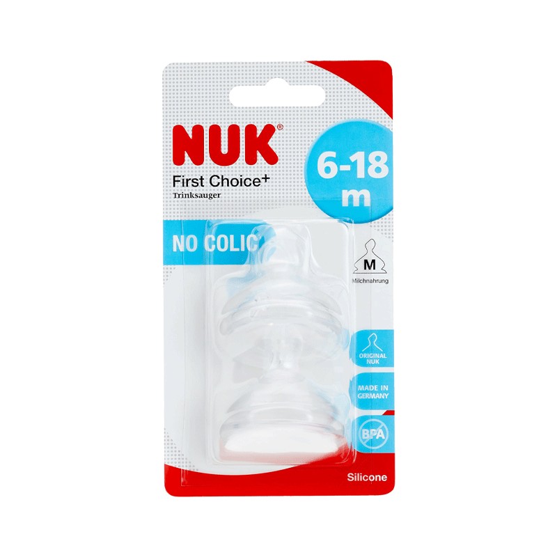 NUK lot de 2 Tétines 6-18M