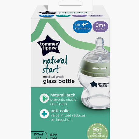Biberon Tommee Tippee Closer to Nature 0m+ - 150ml en verre