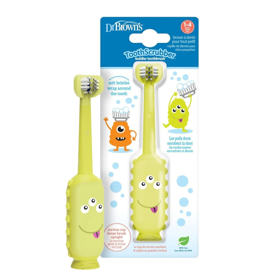 Dr. Brown’s Première brosse à dents de bébé Monstre