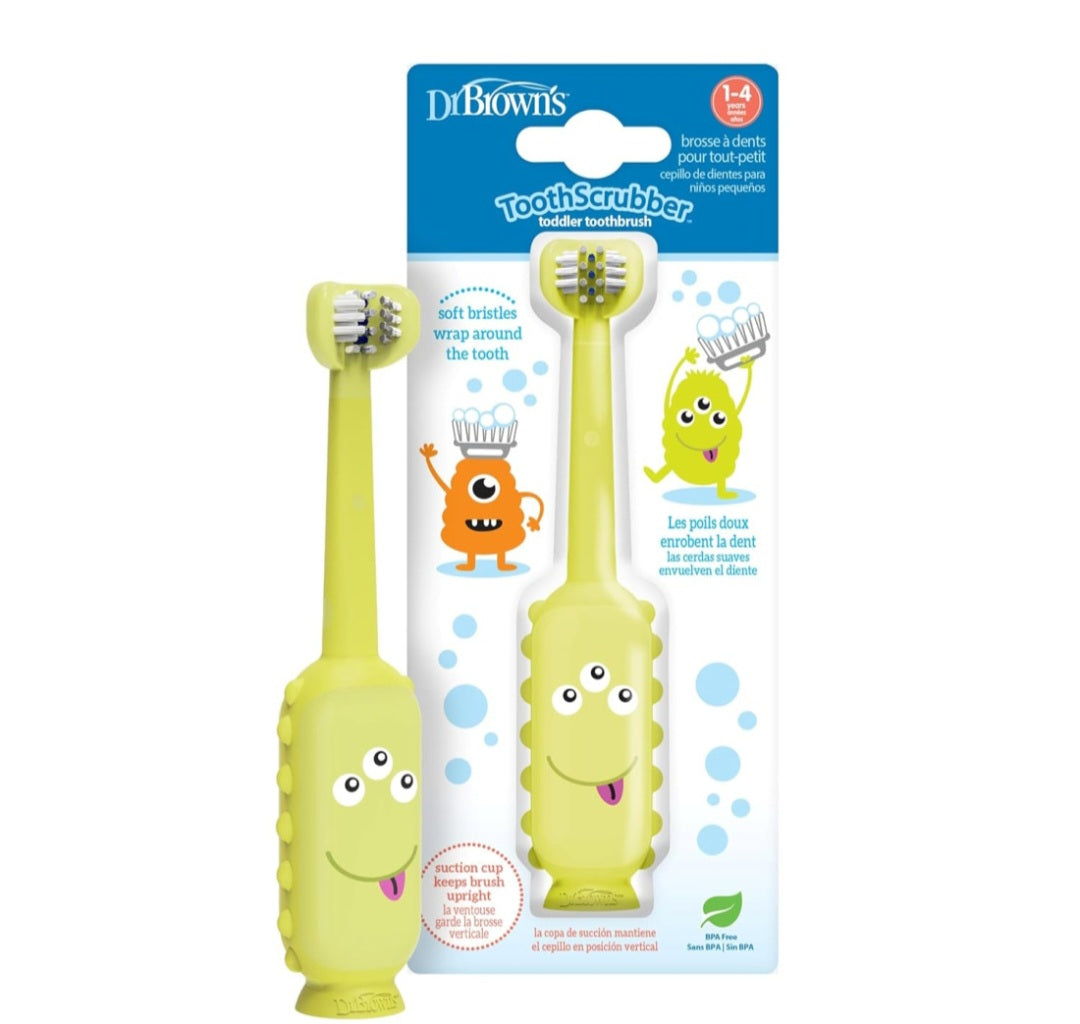 Dr. Brown’s Première brosse à dents de bébé Monstre