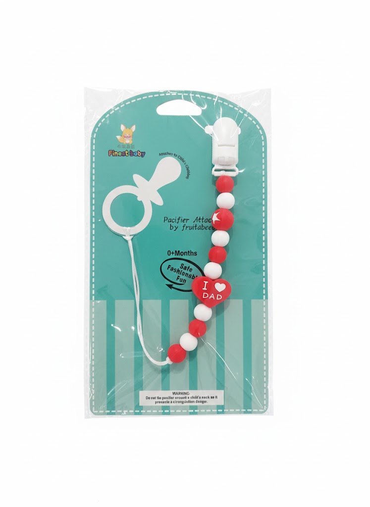 Attache sucettes multicolores