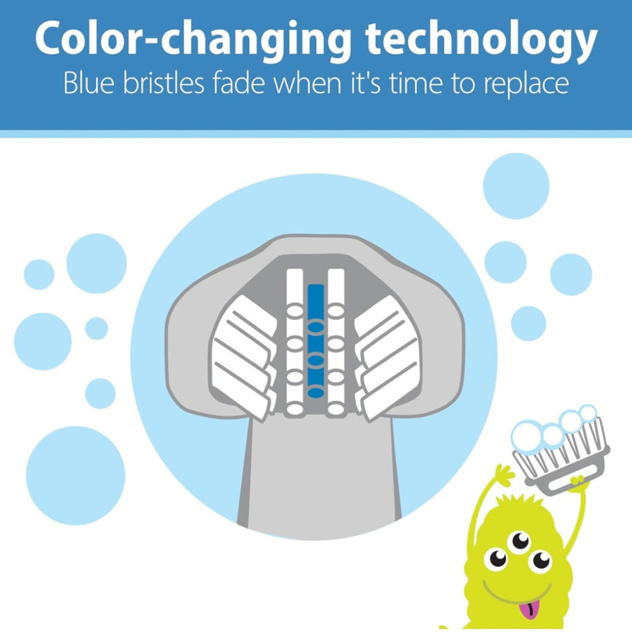 Dr. Brown’s Première brosse à dents de bébé Monstre