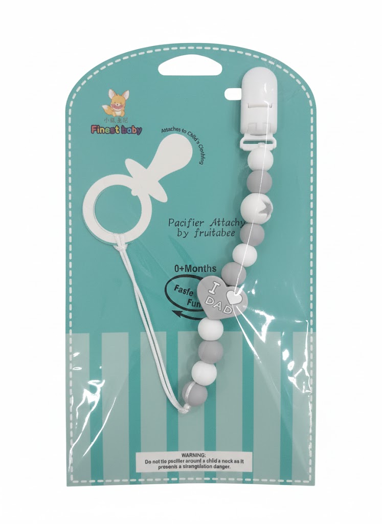 Attache sucettes multicolores