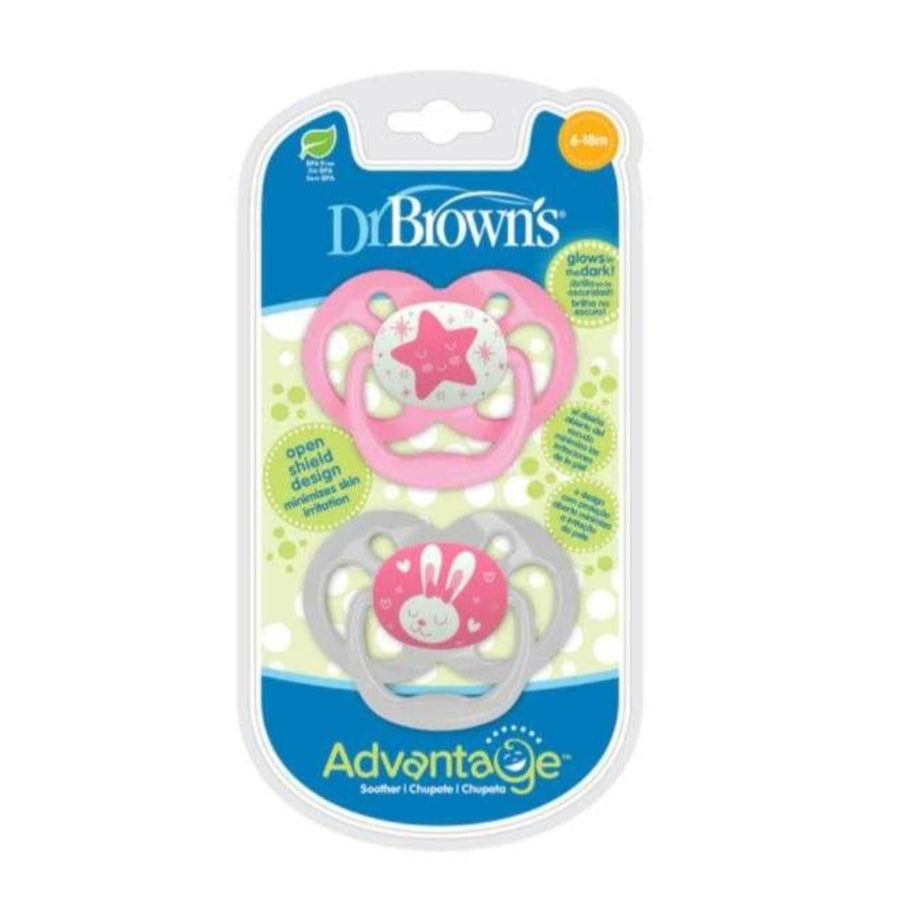 Dr. Brown's Lot de 2 Sucettes Advantage 6-18M