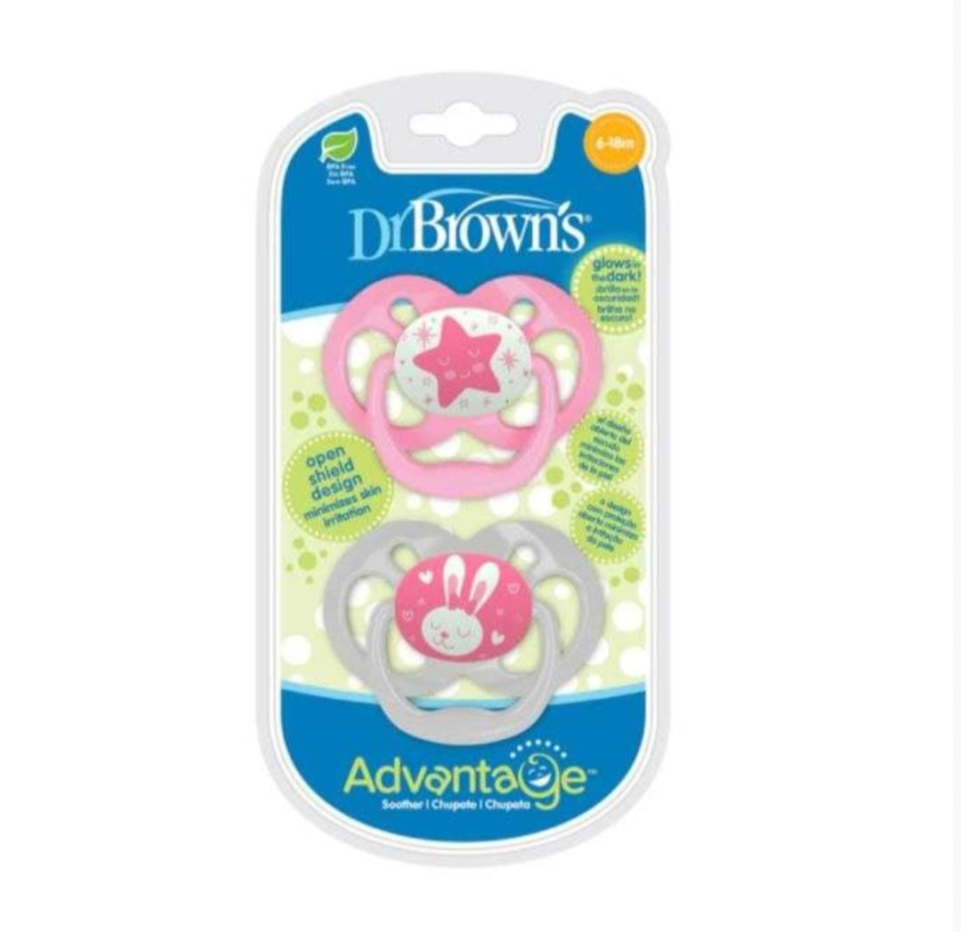Dr. Brown's Lot de 2 Sucettes Advantage 6-18M
