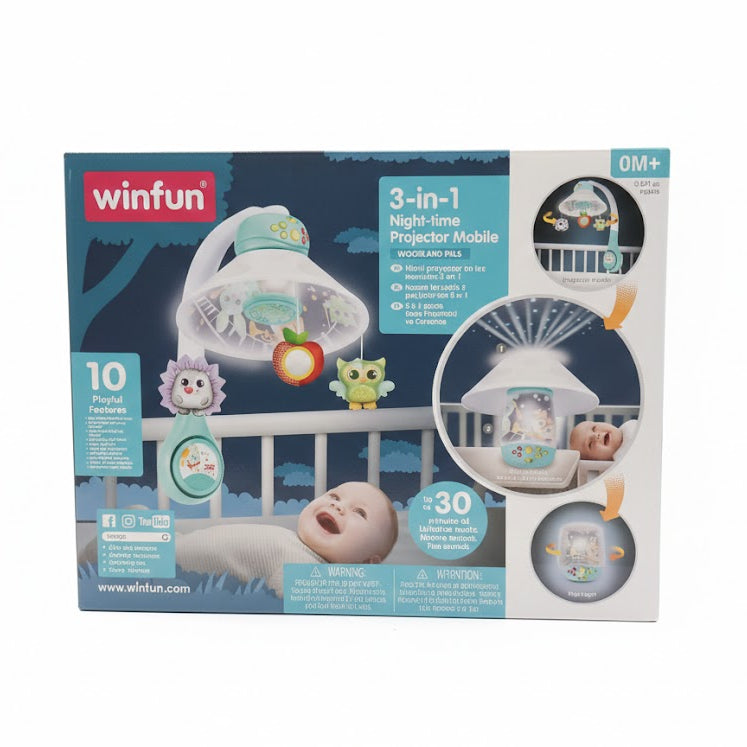 Winfun Mobile Projecteur 3-en-1 pour Bébé 0M+ - Winfun - pour bébé Maroc -www.babyboss.ma