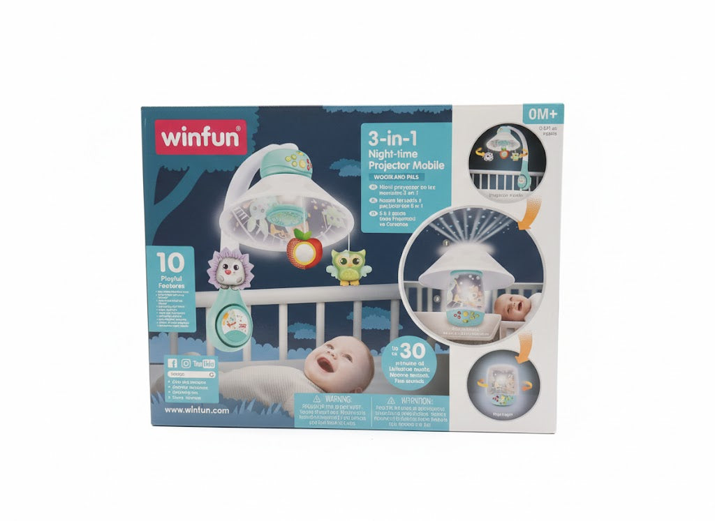 Winfun Mobile Projecteur 3-en-1 pour Bébé 0M+ - Winfun - pour bébé Maroc -www.babyboss.ma