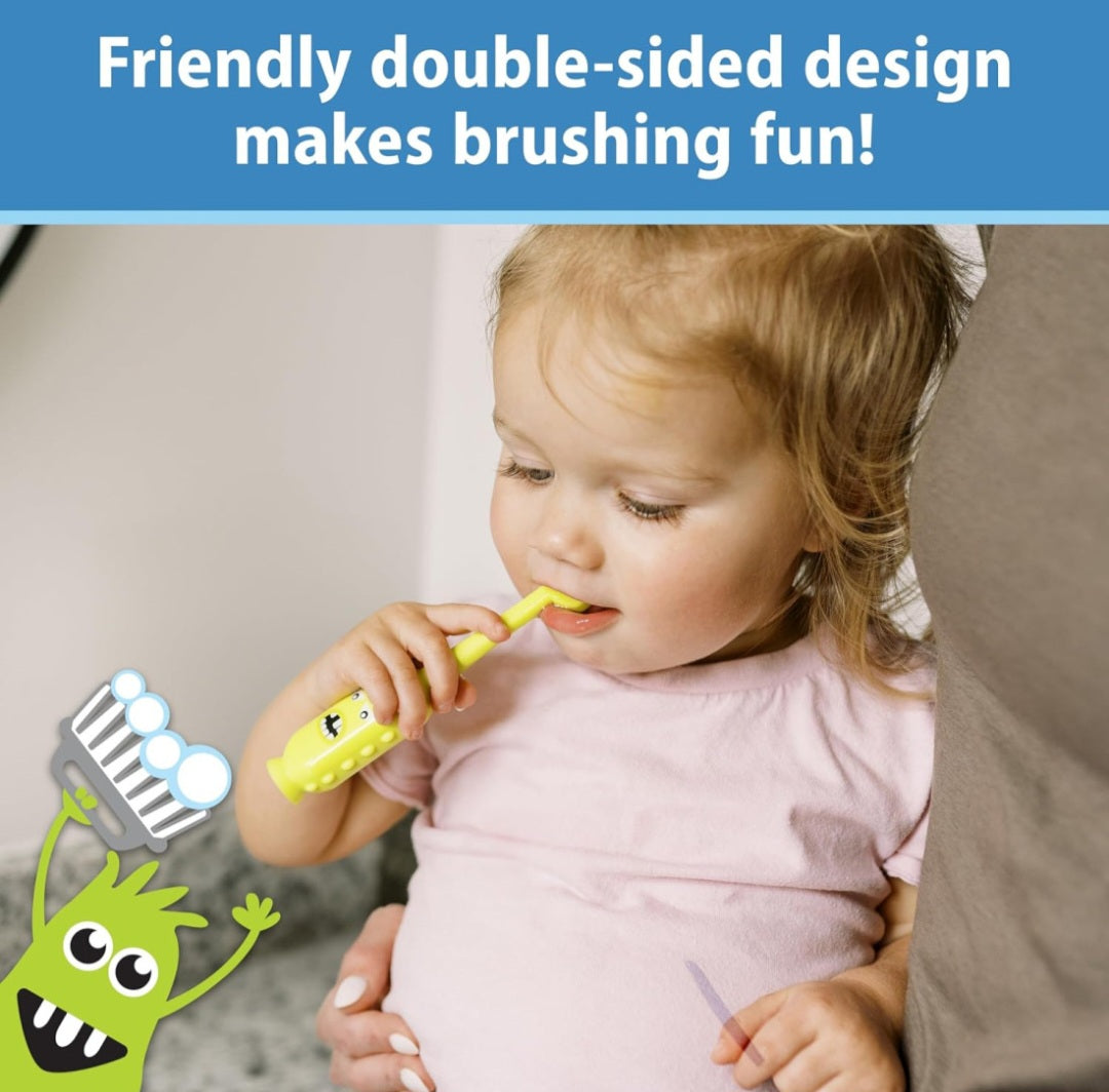 Dr. Brown’s Première brosse à dents de bébé Monstre