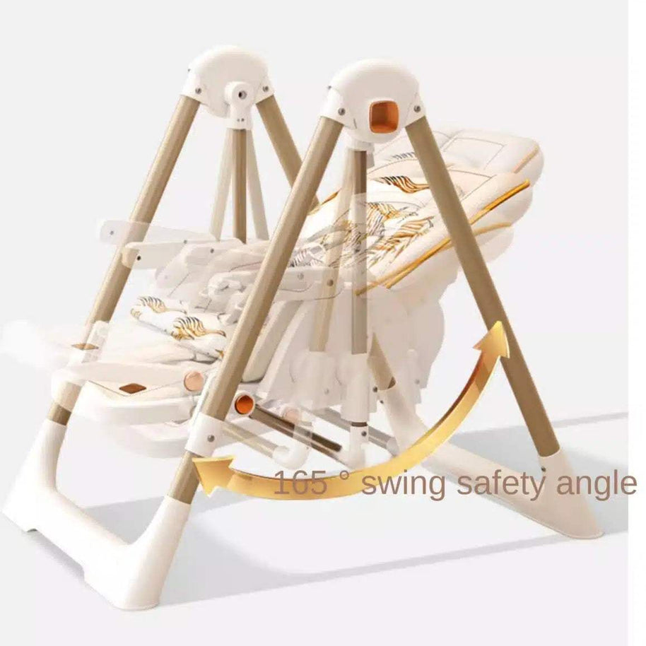 Kidilo Chaise haute avec fonction Balancelle et Relax-Gris - Kidilo - Chaise Haute pour bébé Maroc -www.babyboss.ma