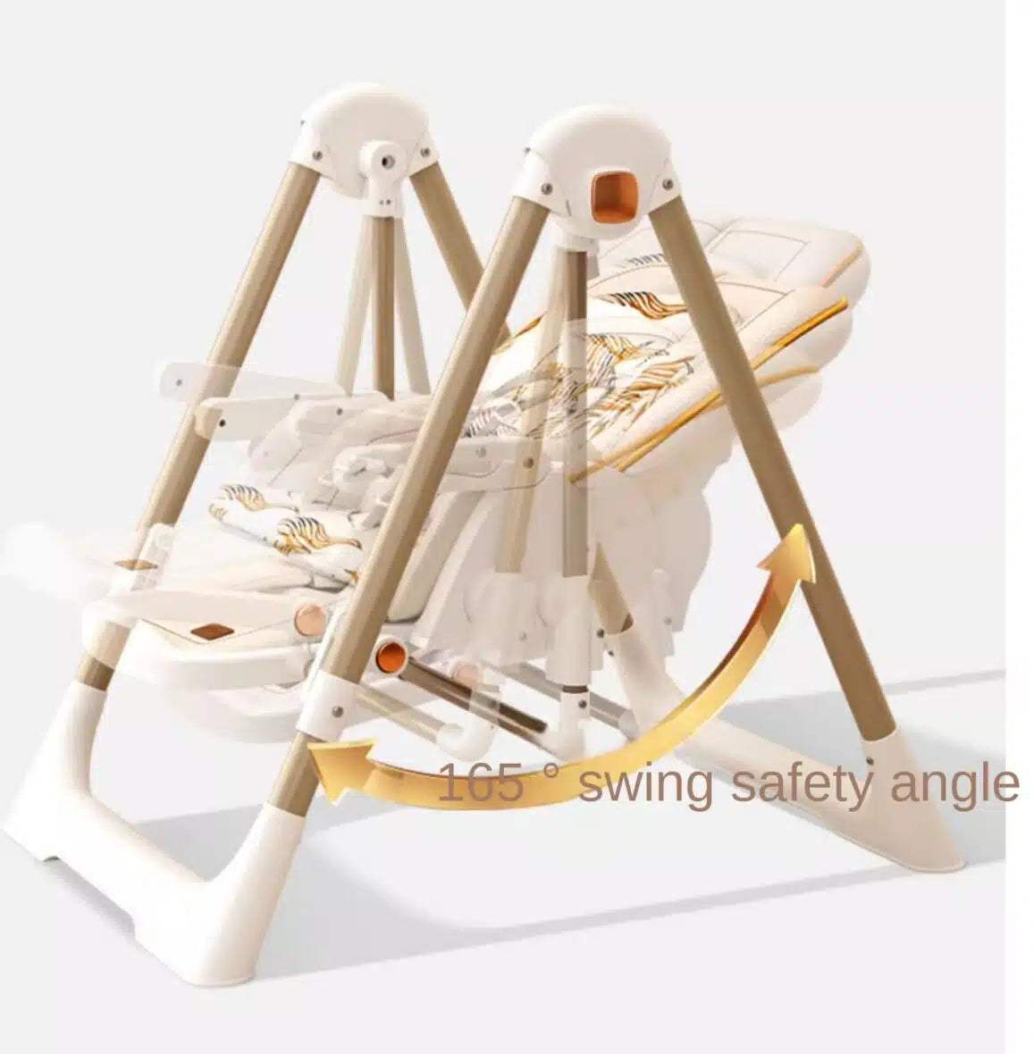 Kidilo Chaise haute avec fonction Balancelle et Relax-Gris - Kidilo - Chaise Haute pour bébé Maroc -www.babyboss.ma