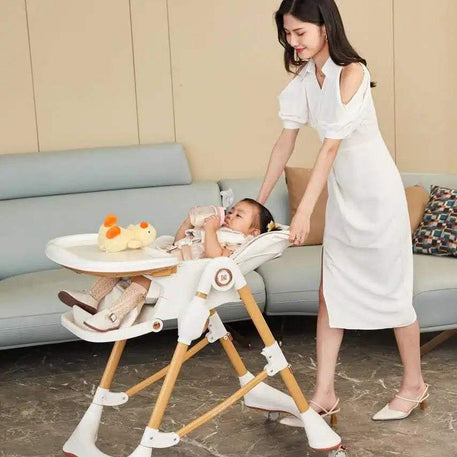 Kidilo Chaise haute avec fonction Balancelle et Relax-Gris - Kidilo - Chaise Haute pour bébé Maroc -www.babyboss.ma