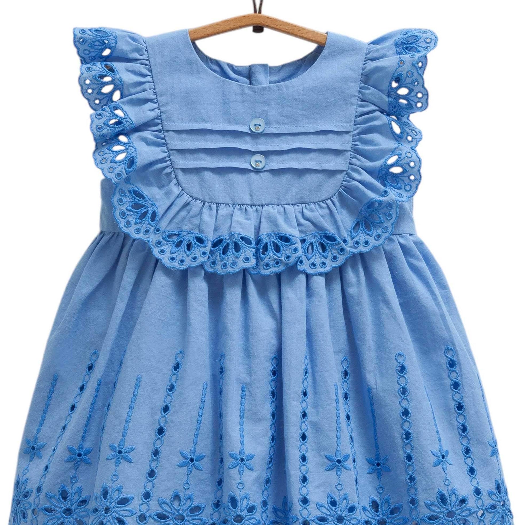 robe_pour_bb_bleu-49625117327671-bebe-babyboss.ma-maroc - Babyboss.ma -bebe-maroc