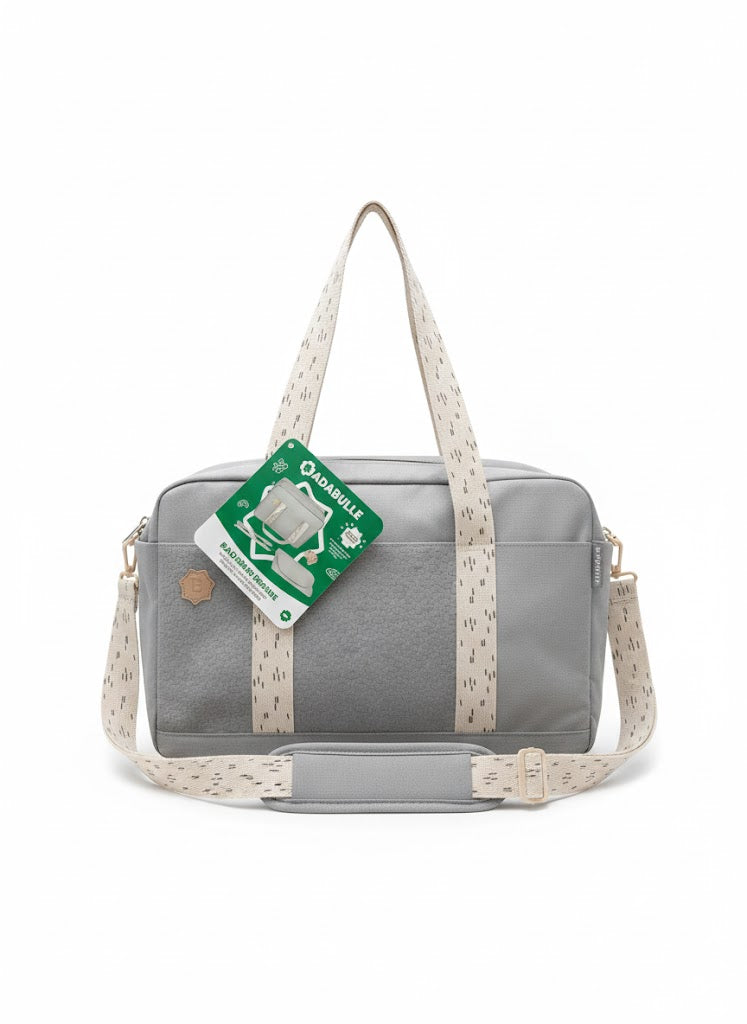 Sac à langer pockestyle Gris – Badabulle