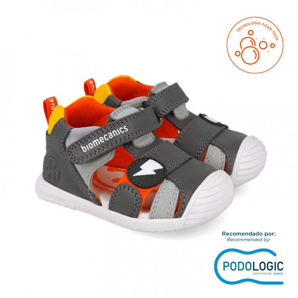 Ergonomic First Step Canvas Sandals for Baby