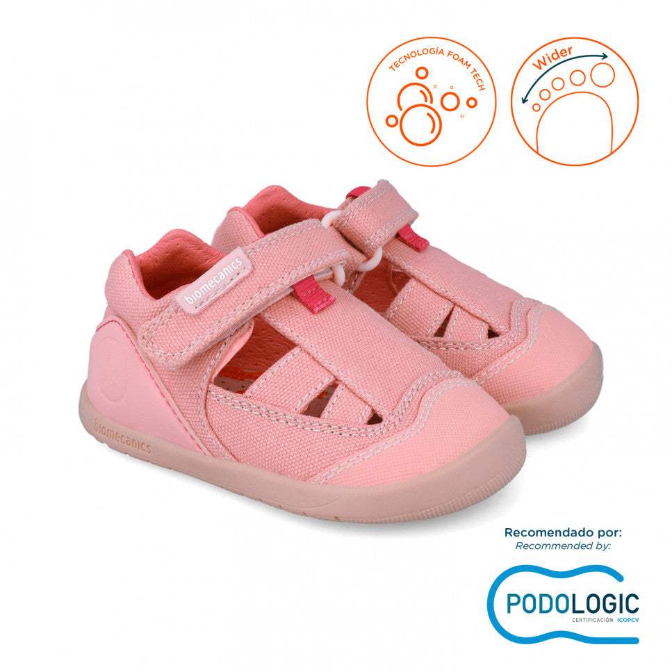 Sandalias de Tela Primeros Pasos Ergonómicas para Bebé