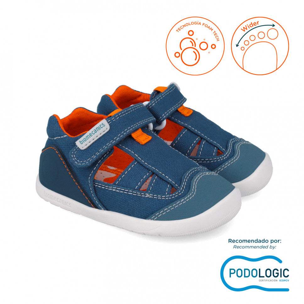 Sandalias de Tela Primeros Pasos Ergonómicas para Bebé