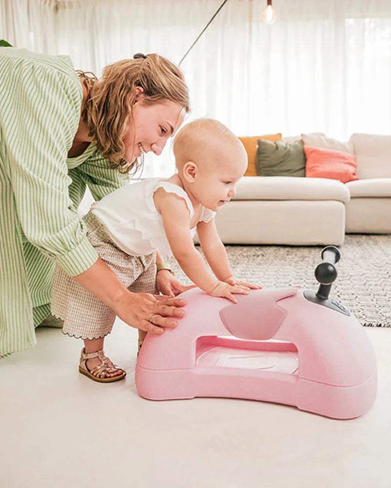 Scoot And Ride My First Trotteur & Porteur 3en1 - Rose 6M+ - Scoot And Ride - Trotteurs Pousseurs pour bébé Maroc -www.babyboss.ma