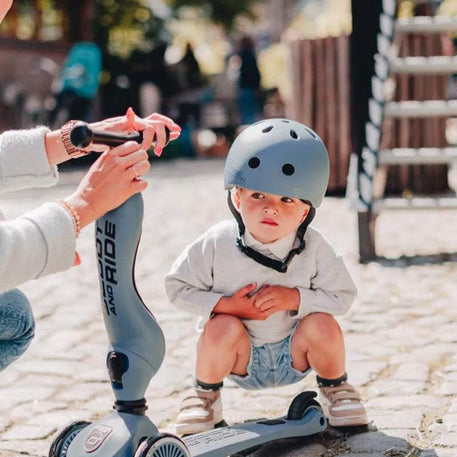 Scoot And Ride Trottinette 2en1 Highwaykick 1 - Bleu Acier - Scoot And Ride - Trottinettes Evolutives pour bébé Maroc -www.babyboss.ma