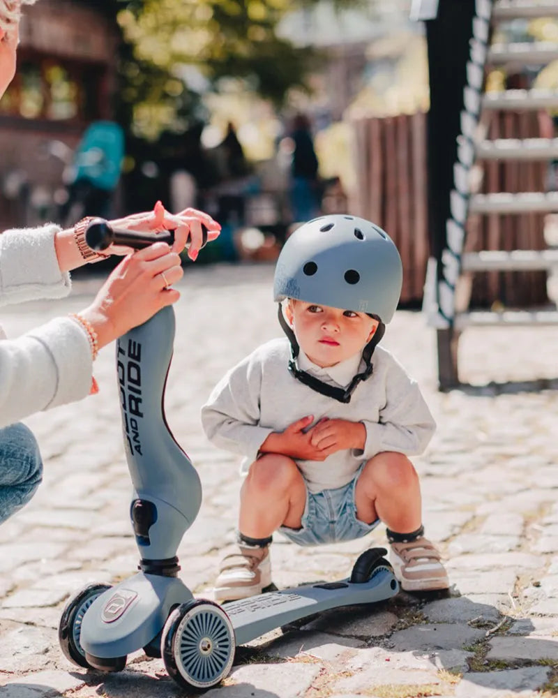 Scoot And Ride Trottinette 2en1 Highwaykick 1 - Bleu Acier - Scoot And Ride - pour bébé maroc