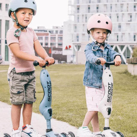 Scoot And Ride Trottinette 2en1 Highwaykick 1 - Bleu Acier - Scoot And Ride - Trottinettes Evolutives pour bébé Maroc -www.babyboss.ma