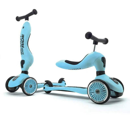 Scoot And Ride Trottinette 2en1 Highwaykick 1 - Blueberry - Scoot And Ride - Trottinettes Evolutives pour bébé Maroc -www.babyboss.ma