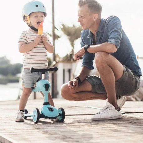 Scoot And Ride Trottinette 2en1 Highwaykick 1 - Blueberry - Scoot And Ride - Trottinettes Evolutives pour bébé Maroc -www.babyboss.ma