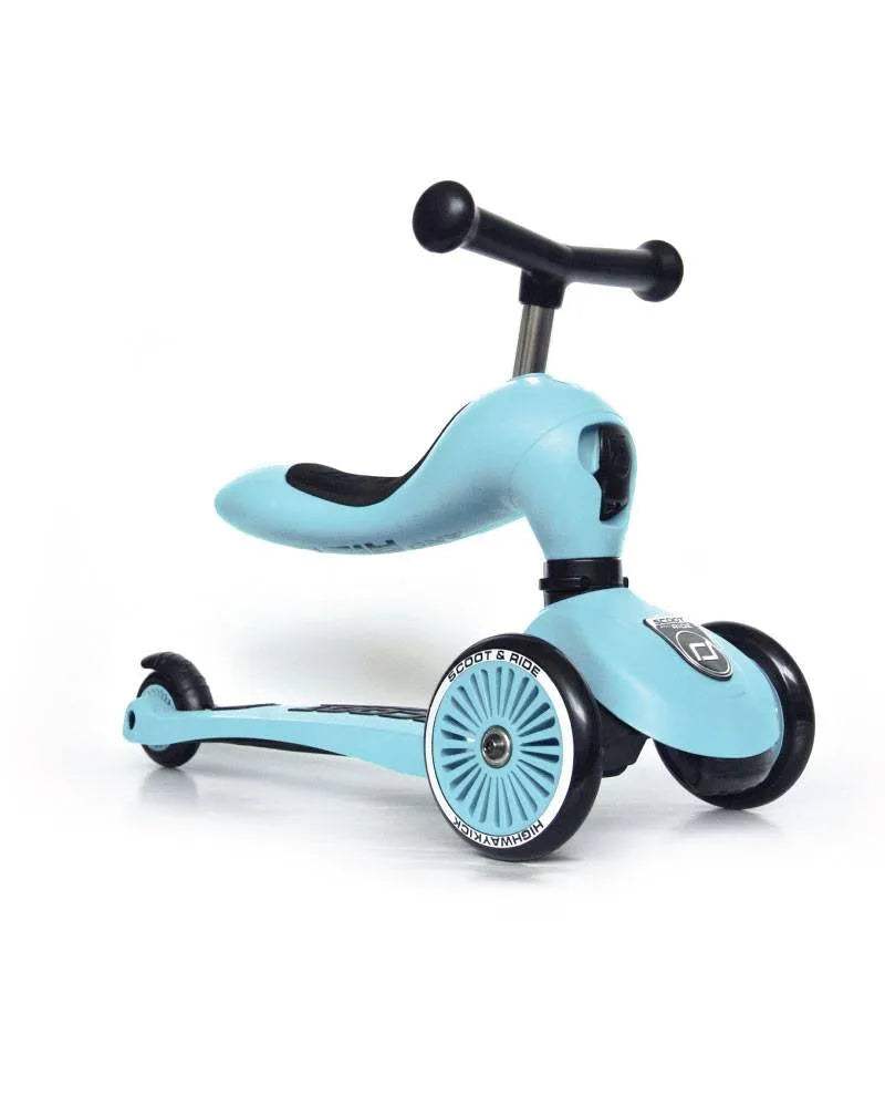 Scoot And Ride Trottinette 2en1 Highwaykick 1 - Blueberry - Scoot And Ride - Trottinettes Evolutives pour bébé Maroc -www.babyboss.ma