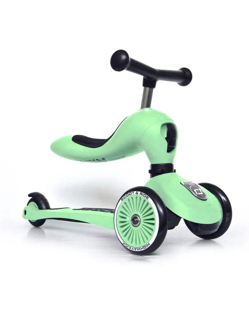 Scoot And Ride Trottinette 2en1 Highwaykick 1 - Kiwi - Scoot And Ride - Trottinettes Evolutives pour bébé Maroc -www.babyboss.ma