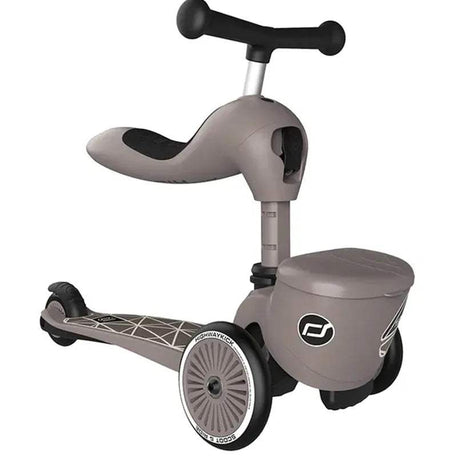Scoot And Ride Trottinette 2en1 Highwaykick 1 Lifestyle - Brown Lines - Scoot And Ride - Trottinettes Evolutives pour bébé Maroc -www.babyboss.ma
