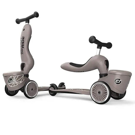 Scoot And Ride Trottinette 2en1 Highwaykick 1 Lifestyle - Brown Lines - Scoot And Ride - Trottinettes Evolutives pour bébé Maroc -www.babyboss.ma