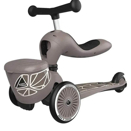 Scoot And Ride Trottinette 2en1 Highwaykick 1 Lifestyle - Brown Lines - Scoot And Ride - Trottinettes Evolutives pour bébé Maroc -www.babyboss.ma