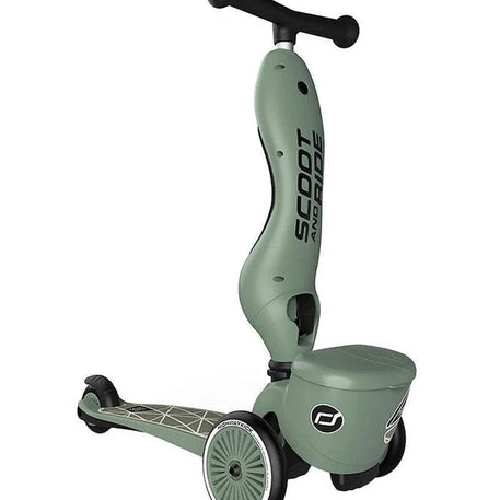 Scoot And Ride Trottinette 2en1 Highwaykick 1 Lifestyle - Green Lines - Scoot And Ride - Trottinettes Evolutives pour bébé Maroc -www.babyboss.ma