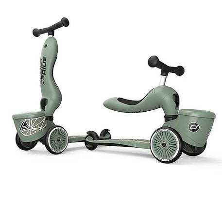 Scoot And Ride Trottinette 2en1 Highwaykick 1 Lifestyle - Green Lines - Scoot And Ride - Trottinettes Evolutives pour bébé Maroc -www.babyboss.ma