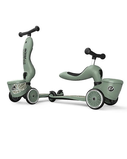 Scoot And Ride Trottinette 2en1 Highwaykick 1 Lifestyle - Green Lines - Scoot And Ride - pour bébé maroc