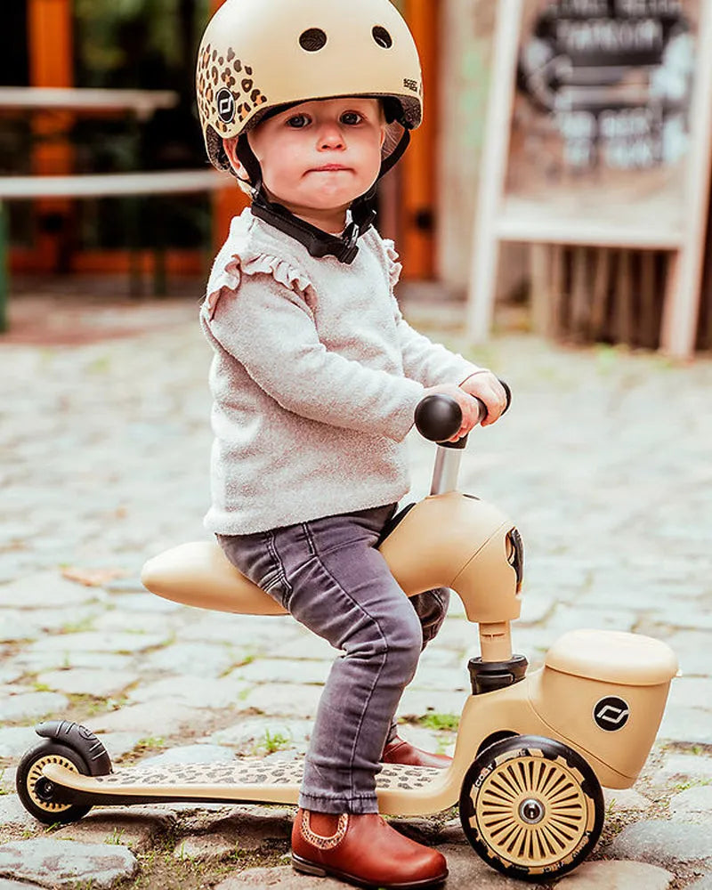 Scoot And Ride Trottinette 2en1 Highwaykick 1 Lifestyle - Leopard - Scoot And Ride - pour bébé maroc