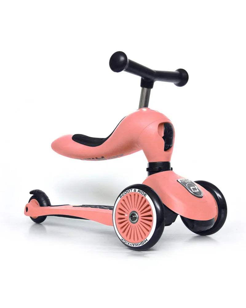 Scoot And Ride Trottinette 2en1 Highwaykick 1 - Pèche - Scoot And Ride - Trottinettes Evolutives pour bébé Maroc -www.babyboss.ma