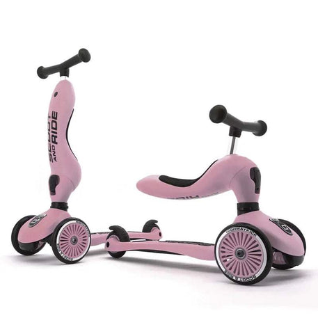 Scoot And Ride Trottinette 2en1 Highwaykick 1 - Rose - Scoot And Ride - Trottinettes Evolutives pour bébé Maroc -www.babyboss.ma