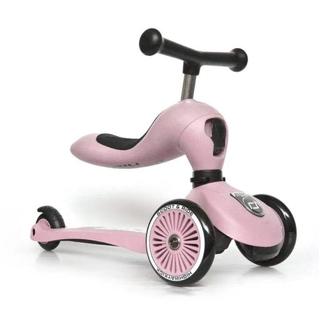 Scoot And Ride Trottinette 2en1 Highwaykick 1 - Rose - Scoot And Ride - Trottinettes Evolutives pour bébé Maroc -www.babyboss.ma