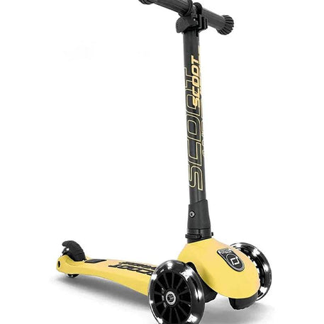 Scoot And Ride Trottinette 2en1 Highwaykick 3 Led - Citron - Scoot And Ride - Trottinettes 3 roues pour bébé Maroc -www.babyboss.ma