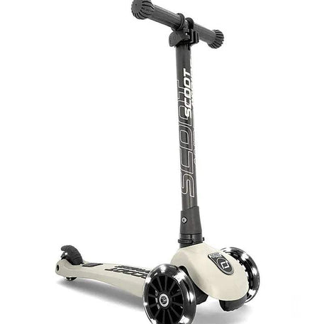 Scoot And Ride Trottinette 2en1 Highwaykick 3 Led - Ecru - Scoot And Ride - Trottinettes 3 roues pour bébé Maroc -www.babyboss.ma