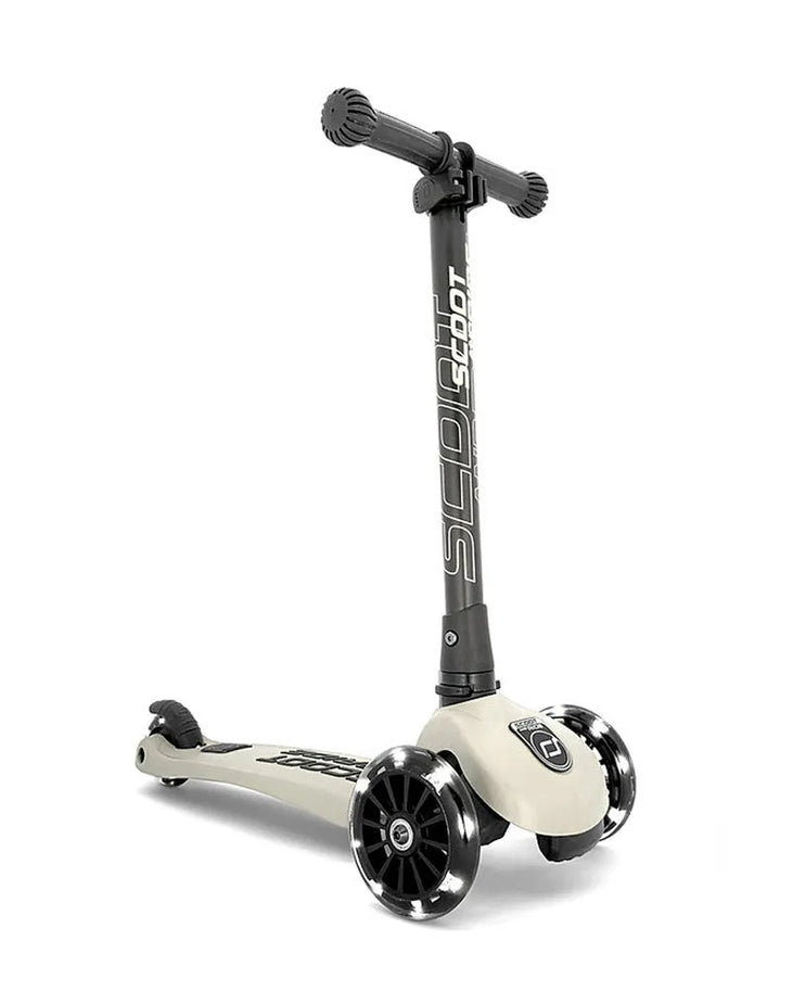 Scoot And Ride Trottinette 2en1 Highwaykick 3 Led - Ecru - Scoot And Ride - pour bébé maroc