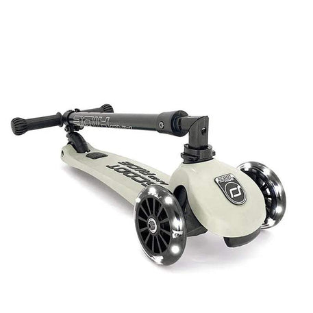 Scoot And Ride Trottinette 2en1 Highwaykick 3 Led - Ecru - Scoot And Ride - Trottinettes 3 roues pour bébé Maroc -www.babyboss.ma