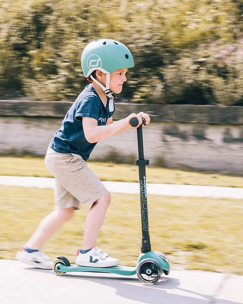 Scoot And Ride Trottinette 2en1 Highwaykick 3 Led - Forêt - Scoot And Ride - Trottinettes 3 roues pour bébé Maroc -www.babyboss.ma