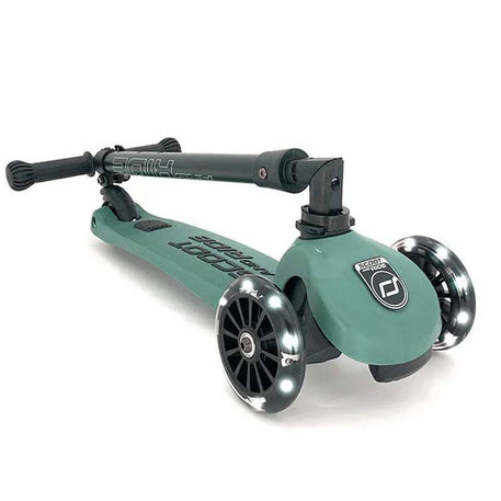 Scoot And Ride Trottinette 2en1 Highwaykick 3 Led - Forêt - Scoot And Ride - Trottinettes 3 roues pour bébé Maroc -www.babyboss.ma