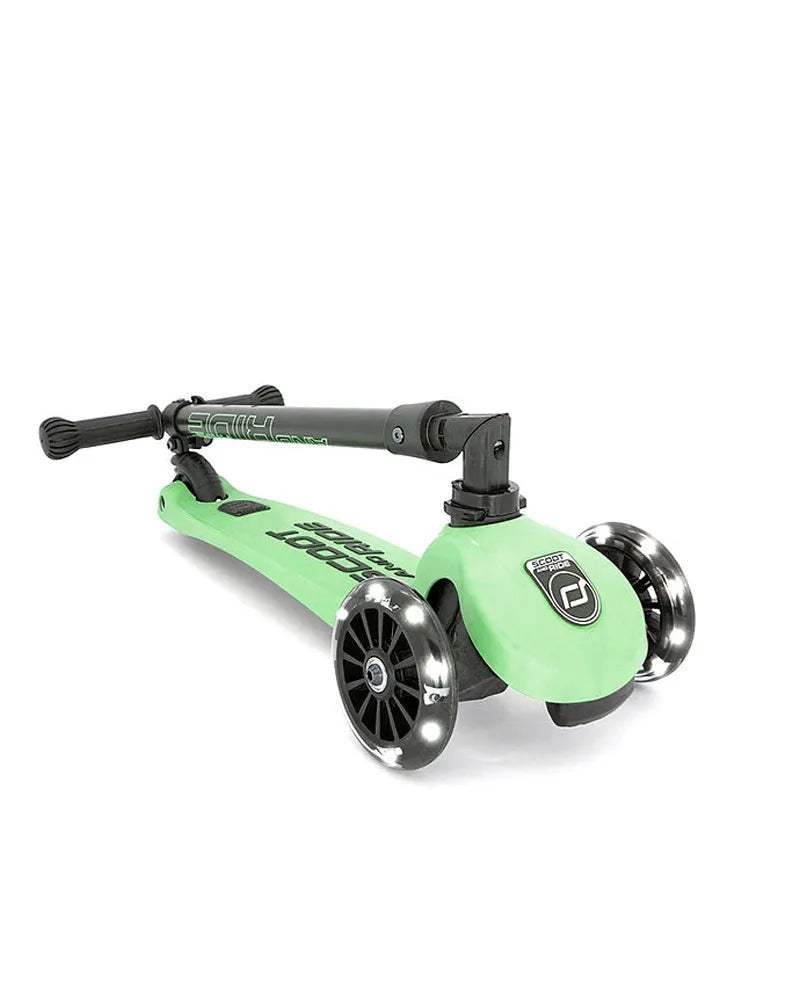 Scoot And Ride Trottinette 2en1 Highwaykick 3 Led - Kiwi - Scoot And Ride - Trottinettes 3 roues pour bébé Maroc -www.babyboss.ma