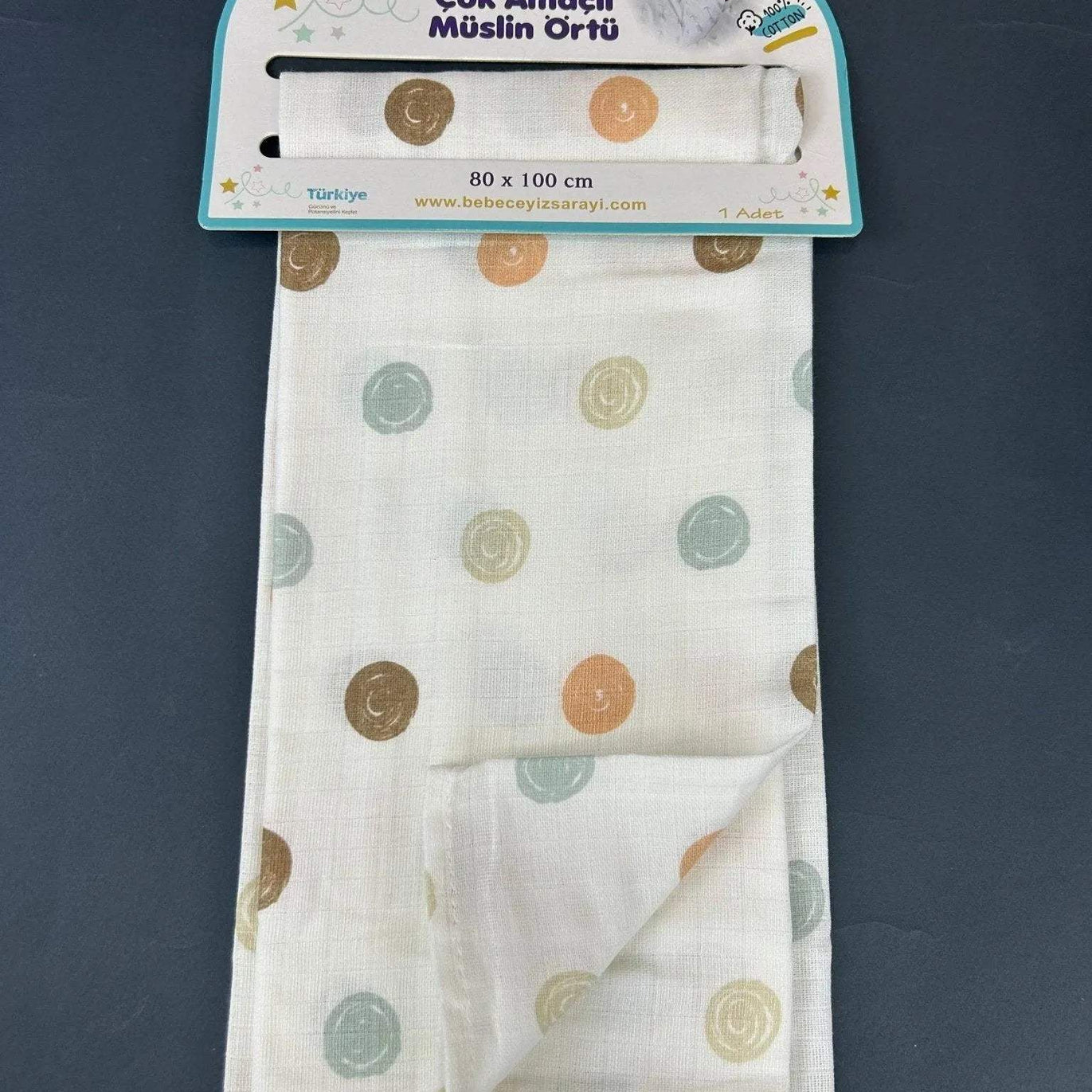Sebi BébéHousse en mousseline multi-usages Sebi Baby 80X100 cm - Sebi - pour bébé Maroc -www.babyboss.ma