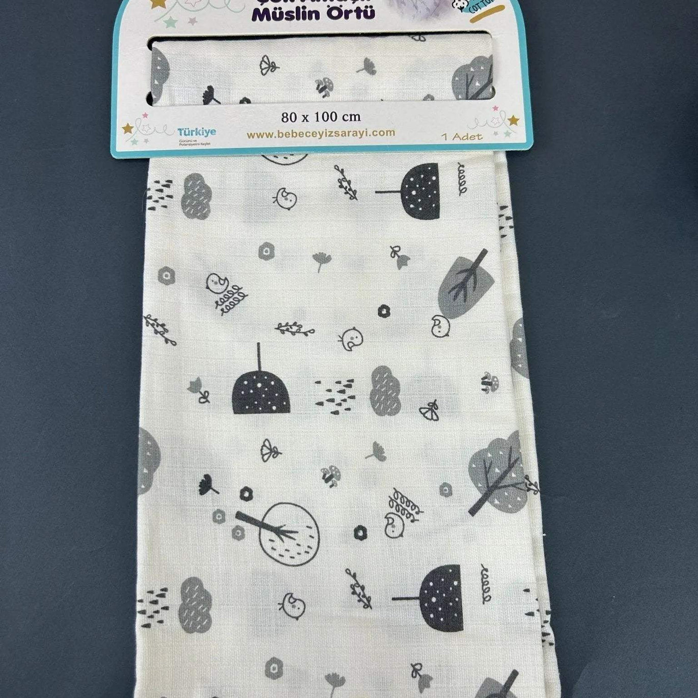 Sebi BébéHousse en mousseline multi-usages Sebi Baby 80X100 cm - Sebi - pour bébé Maroc -www.babyboss.ma