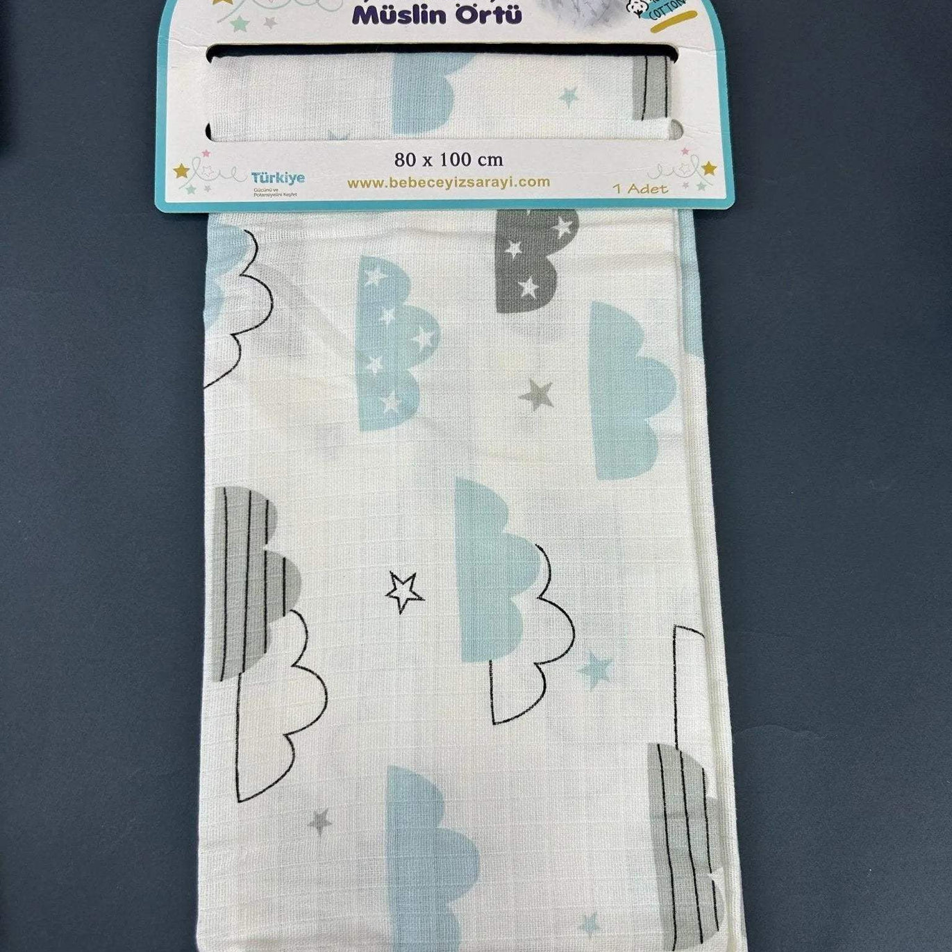 Sebi BébéHousse en mousseline multi-usages Sebi Baby 80X100 cm - Sebi - pour bébé Maroc -www.babyboss.ma